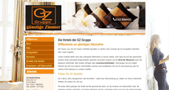 Desktop Screenshot of gz-hotel.de